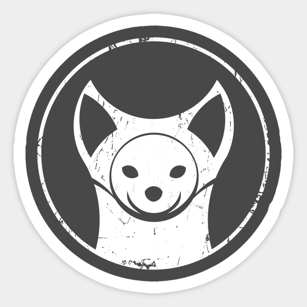 Sable weasel stylized head Sticker by croquis design